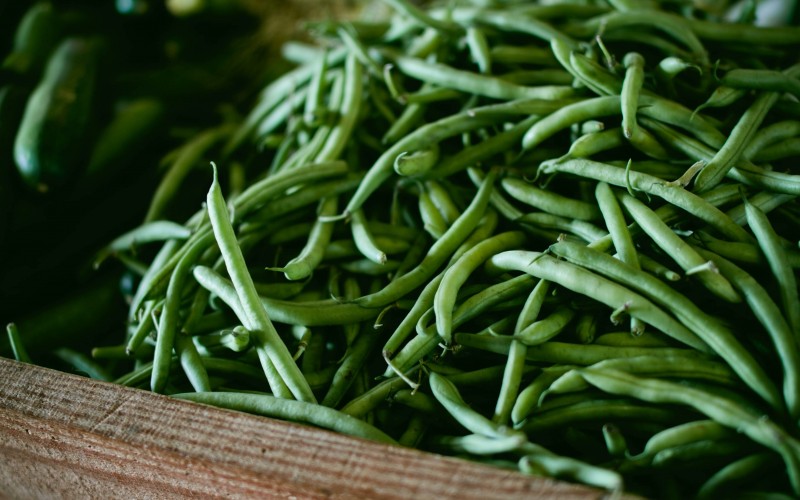 Green string beans are a great choice for Georgia.